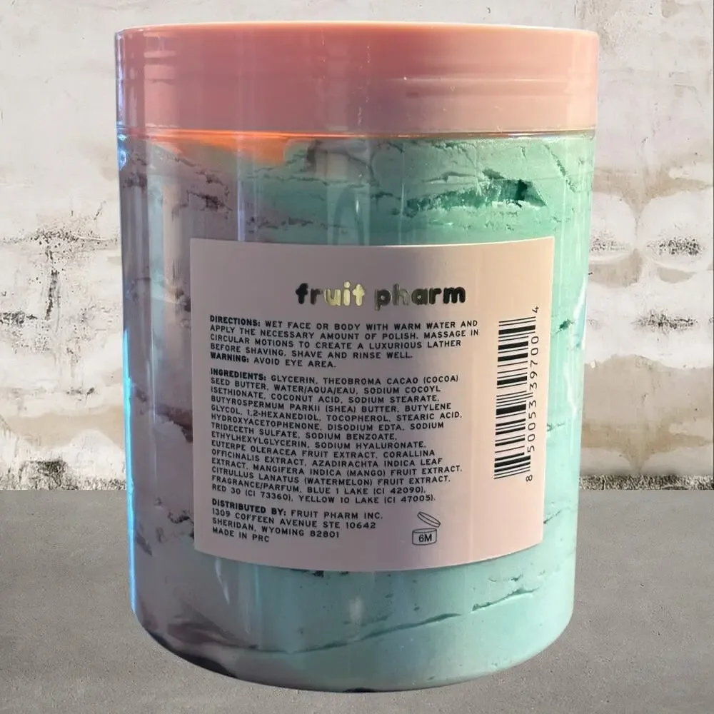 Fruit Pharm Watermelon Sugar Smoothing Shave Butter NEW - Picture 2 of 2